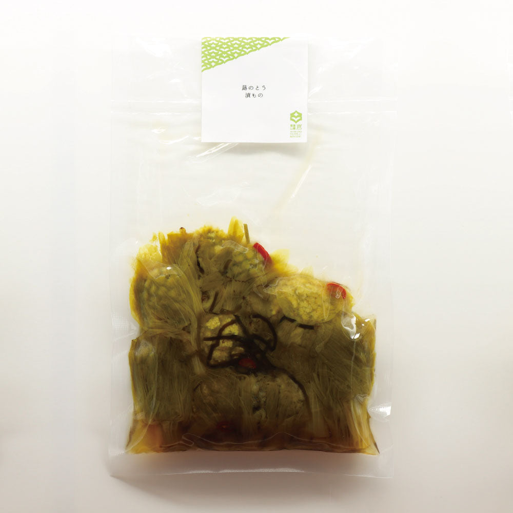 蕗のとうの漬もの(180mlパック） – カネキョー食品オンライン